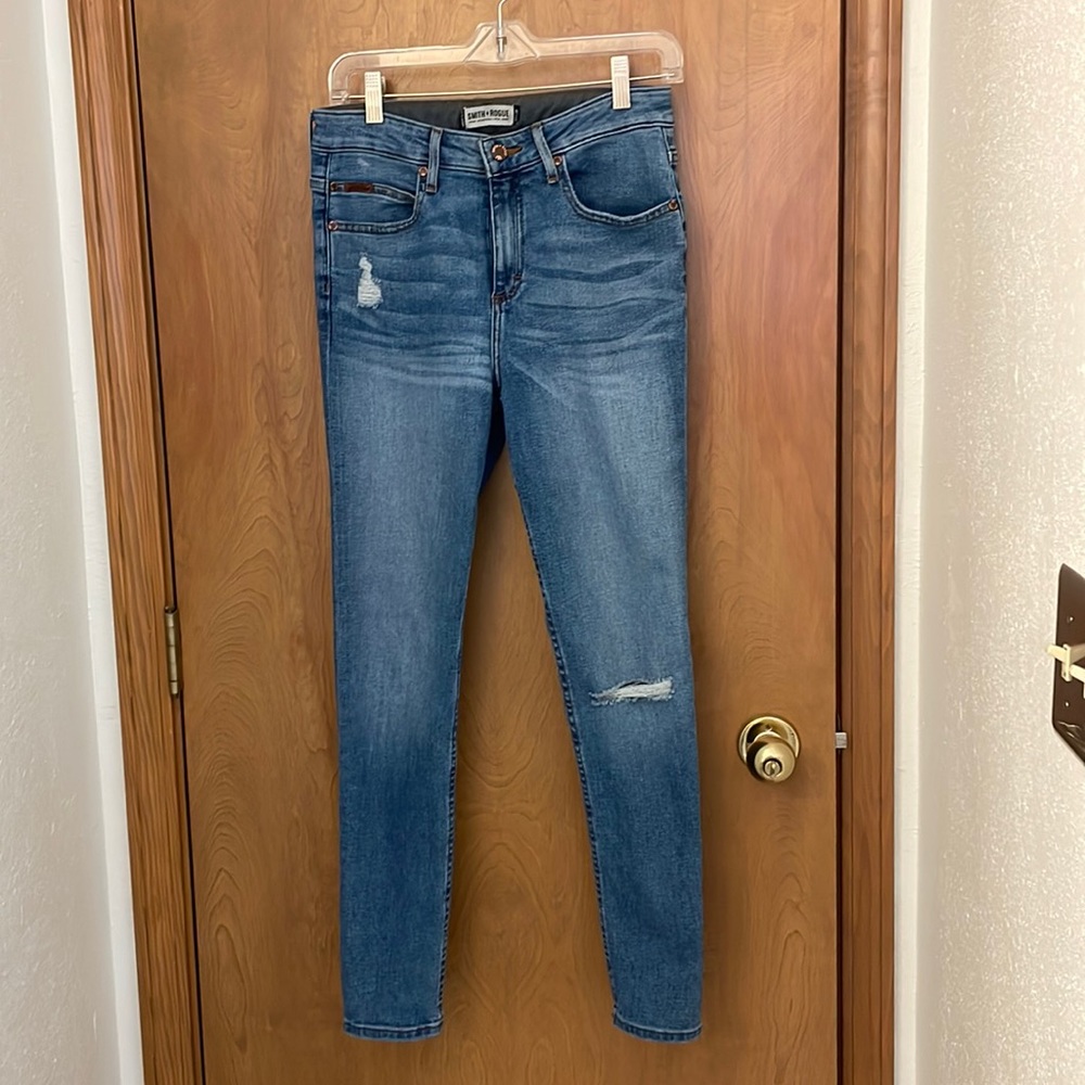 Smith + Rogue Women's No. 75 High Rise Skinny Denim 7x28